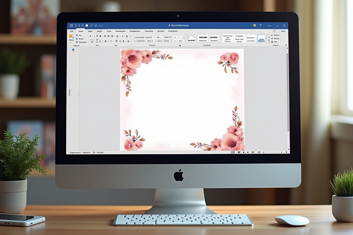 Création d’une bordure fleurie dans Word : étapes faciles à suivre